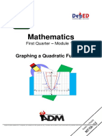 Mathematics: Graphing A Quadratic Function