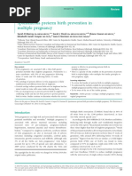 Spontaneous Preterm Birth Prevention in Multiple Pregnancy