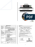 Shielded Metal Arc Welding NC Ii: Tle/Tve/Tvl Packets