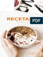 Recetario Granolas - Mindful Nutrition