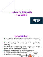 Network Security Firewalls