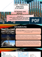 Far 340: Financial Analysis Statement Petronas Gas Berhad