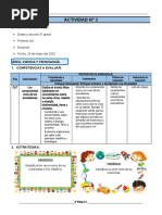 3° Grado - Actividad Del Dia 25 Mayo