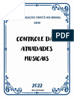 Controle de Atividades Musicais