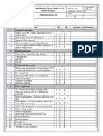 Surface Preparation: Afras Inspection Chek List - Sar Project