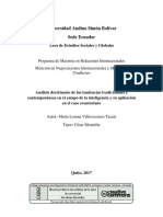 Analisis Doctrinario de La Inteligencia Ecuador Tesis Universidad