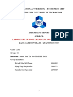 Lab 8 - CARBOHAYDRATE QUANTIFICATION