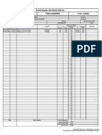 Autorização de Horas Extras - 12 e 13 FEVEREIRO 2022