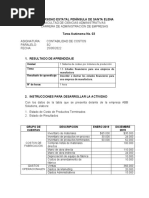 Taller 3 (25-05-2022) CONTABILIDAD DE COSTOS