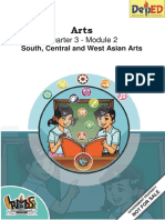 Quarter 3 - Module 2: South, Central and West Asian Arts