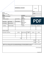 Sample Commercial Invoice