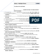 B2 General Vocabulary - Multiple Choice GV006: Choose The Correct Word or Phrase For Each Blank