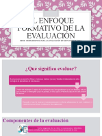 El Enfoque Formativo de La Evaluación