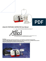 Allied DC Portable Aspirator User Manual