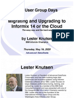 Informix14 Migrating and Upgrading LesterKnutsen