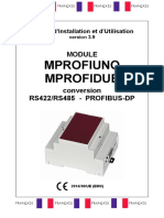 MPROFI Manual FR