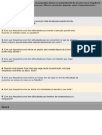 Asrs-18 (Questionário Tdah Adultos)