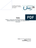 Origen y Causas de La Crisis Financiera Internacional