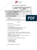 ESTRUCTURA de La INVESTIGACION SEMANA 13