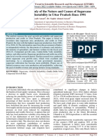 An Empirical Study of The Nature and Causes of Sugarcane Growth and Instability in Uttar Pradesh Since 1991