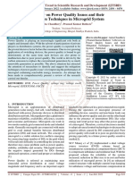 A Review On Power Quality Issues and Their Mitigation Techniques in Microgrid System