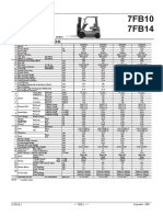 7FB10 7FB14: Main Vehicle Specifications