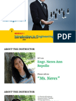 Introduction To Engineering Management