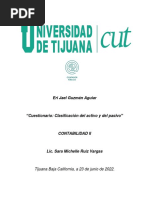 CUESTIONARIO Clasificacion Del Activo y Del Pasivo