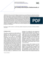 The Importance of Social Learning in Restoring The Multifunctionality of Rivers and Floodplains