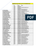 Registration List For Website - 31st January (Ayur)