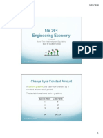 NE 364 Engineering Economy: Change by A Constant Amount