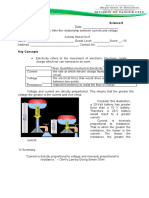 Rbi-Episode 8 (Q1) Science 8 Learning Competency: Infer The Relationship Between Current and Voltage