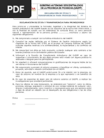 6-5-Declaracion de Etica y Transparencia para Proveedores