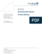 BGR700 Product Manual