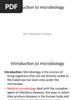 Introduction To Microbiology: Min Bahadur Kunwar