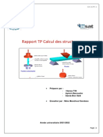 Rapport Calcul de Structure