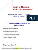 Theories of Human Growth and Development: Assistant - Prof. Ohoud Y. El-Sheikh Pediatric Nursing