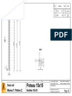 Plan de Ferraillage Des Poteaux Du Bâtiment