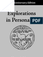 Explorations in Personality