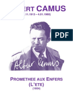 Albert Camus (L'Eté) - 3 - Prométhée Aux Enfers