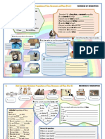 Multi Exercises Worksheet, Prepositions of Time, Movement, and Place (Part 1)