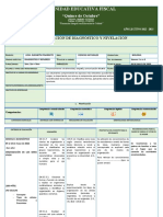 Planificacion de Diagnostico y Formativa