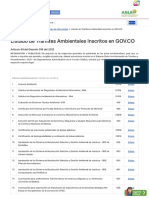 Listado de Trámites Ambientales Inscritos en GOV - CO