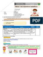 Martes 19 de Abril - Sesión Escribo Rimas Con Nuestros Nombres - Com