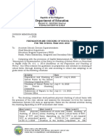 SDM No. S. 2022 Preparation and Checking of Forms For School Year 2021 2022