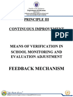 Feedback Mechanism: Continuous Improvement