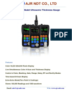 AJR Scan-II Series A B Scan Ultrasonic Thickness Gauge