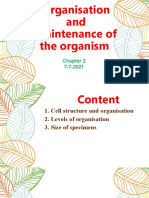 C2-Organisation and Maintenance of The Organism