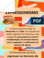 Slides (Literatura) - Vanguardas Europeias (Expressionismo)