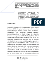 Instrumento de Particular de Prestação de Serviço e Corretagem - Brazilands X Planarq